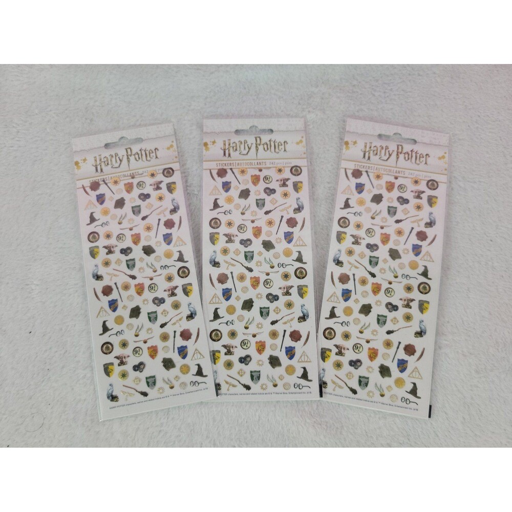 Paper House Harry Potter Warner Bros Micro Stickers 242 Pieces Pack of 3